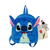 Stitch 3D Plush Backpack Cute, High-Capacity Mini Bag for Women & Kids