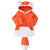 Cartoon Fox Fleece Hoodie Kids Autumn Top with Pocket