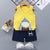 Kids Summer Cotton Outfit Sleeveless Top & Shorts Set for Boys & Girls