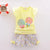 Cute Lollipop Print Summer Set Baby Girl T-Shirt & Shorts Outfit
