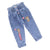 Baby Girl Winter Jeans Plush Lined Denim with Butterfly Print (1–6Y)
