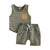 Toddler Boy Summer Set Cotton Tank Top & Shorts Outfit (0–4Y)