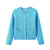 Women’s Cropped Knit Cardigan Soft Button-Up Fall Sweater for Plus Sizes
