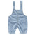 Toddler Denim Overalls Solid Color Cotton Jumpsuit for Boys & Girls (0–3Y)