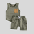 Toddler Boy Summer Set Cotton Tank Top & Shorts Outfit (0–4Y)