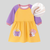 Little Maven Girls’ Winter Fleece Dress And Long Sleeve with Bee Appliqués